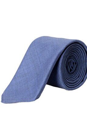 Hugo Boss Men's "Tie 6 cm" Blue 100% Wool Tie